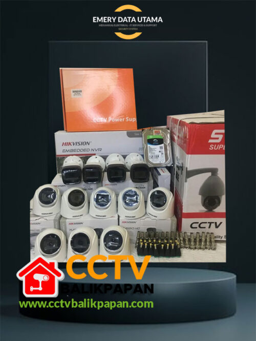 paket 16 kamera hikvision