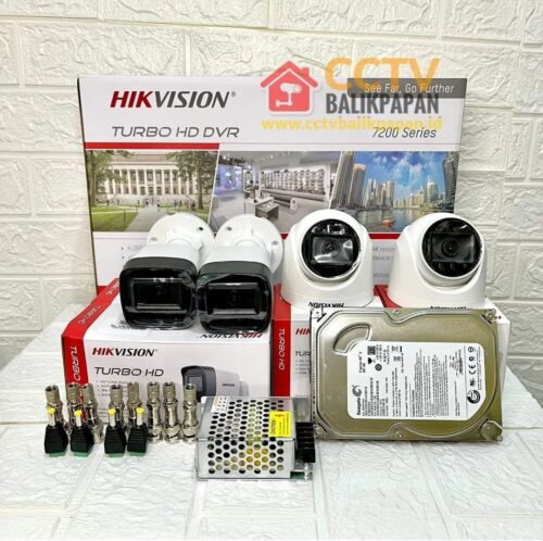 paket 4 kamera hikvision